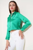 Kısa Saten Gömlek Benetton - 2