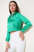 Kısa Saten Gömlek Benetton - 2
