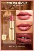 Loreal Paris Color Riche Satin Bitişli Ruj - 110 Made In Paris thumbnail 2