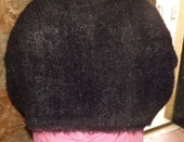 Mandaş Style El Dokuma Angora Bayan Şalı-Siyah - 2