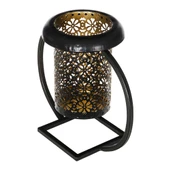 Rumi Kesme Metal Standlı Mumluk 17cm - 2