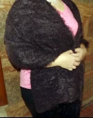 Mandaş Style El Dokuma Angora Bayan Şalı-Siyah - 1