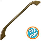 Metal Mobilya Mutfak Dolabı Dolap Kulpu Kulbu Kulpları 192 mm - 19.2 cm Eskitme Antik Sarı thumbnail 1