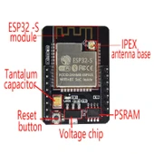 ESP32-CAM +  ESP32 seri WiFi ESP32 + OV2640 Kamera ESP32 CAM - 6