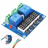 XH-M452 DC 12V 10A dijital LED Çift Çıkış Sıcaklık ve Nem Kontrol Modülü - 5