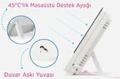 Dijital  İç ve Dış Aynı Anda Ölçen Termometre HTC-2 Oda Sıcaklığı Nem Isı  Masa Saati Pil Hediyeli - 4