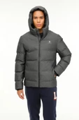 Lumberjack ML NOLANK COAT SN23 3PR Antrasit Melanj  Erkek Kısa Kaban 101813421 - 1