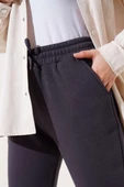 Üç İplik Jogger Pantolon Füme - 4