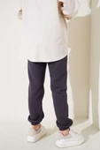 Üç İplik Jogger Pantolon Füme - 3