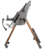 Maxi-Cosi Minla Plus 6'sı Bir Arada Ahşap Görünümlü 4 Tekerlekli Mama Sandalyesi Elegance Graphite thumbnail 9