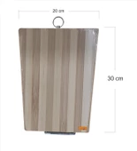 Kalın Sağlam Gerçek Bambu Ahşap Et Ekmek Tavuk Sebze Meyve Kesme Kesim Tahtası - 1