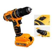 258 Vf 10 Ah Darbeli 100 Pcs Set Li-on Çift Akülü Çelik Şanzuman Hızlı Şarjlı Akülü Vidalama Matkap - 5