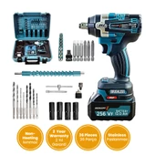 Alman 256 Vf 12 Ah Brushless Çift Bataryalı Somun Sökme Sıkma Makinesi 41 Parça Full Setli - 1