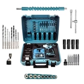 Alman 256 Vf 12 Ah Brushless Çift Bataryalı Somun Sökme Sıkma Makinesi 41 Parça Full Setli - 3