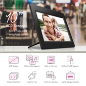 Dijital Fotoğraf Çerçevesi Video Oynatma + Mp3 (10 inç Lcd Ekran) - 2