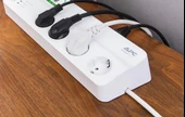 SCHNEIDER ELECTRIC PM6U-GR APC 6'LI AKIM KORUMALI PRİZ - 2 USB HIZLI ŞARJ - 6