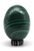 Malakit Doğal Taş Yumurta - 1