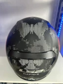 LS2 RAPID 2 CIRCLE MAT SİYAH-KIRMIZI KASK - 6