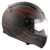 Ls2 Rapıd 2 Takaroa Mat Siyah-Kırmızı Kask - 2