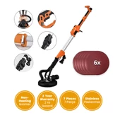 Led Işıklı  Duvar Alçıpan Zımparalama Makinesi 1800 Watt Yüksek Tork Svc - 1