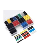 ROSE 580 PARÇA RENKLİ DARALAN MAKARON SETİ KUTULU RC-886 - 1