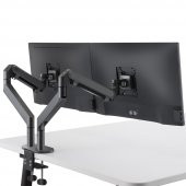 NPO STD7080G 10"-27" Amortisörlü  VESA Monitör Tutucu Çift Kol Koyu Gri - 1