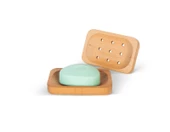 Dekoratif Ahşap Sabunluk Delikli tip 2 Adet - 1