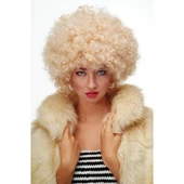 Altın Renk Kıvırcık Afro Parti Peruğu thumbnail 5