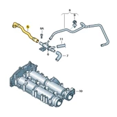 Audi A3 2009-2012 1.4TSi CAX Motor Havalandırma Borusu 03C103493AM - 7