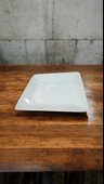 EVMUTFAK Güral porselen merid serisi 6 adet  21 cm kare tabak mer29du - 2