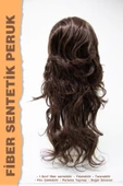 UZUN KATLI DALGALI FİBER SENTETİK PERUK thumbnail 4