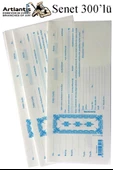Senet Koçanı 300 lü 1 Paket Senet Bono Borç Alacak Senedi Poşetli 12x25 cm - 1