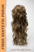 UZUN DALGALI FORMDA FİBER SENTETİK PERUK thumbnail 4