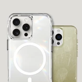 iPhone 16 Pro Kılıf Magsafe Şarj Özellikli Airbagli Şeffaf İncek Kapak thumbnail 9