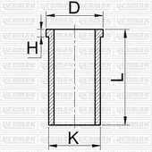 GOMLEK ACCENT CRDI 00-06 / TUCSON / SANTAFE 2.0 - 1