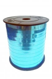 Metalik Mavi Renkli Rafya Balon İpi  8mm x 200 mt - 1