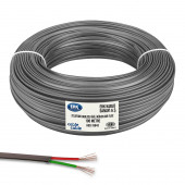 30 METRE ADSL MODEM TELEFON HAT KABLO 30 MT RJ 11 HAZIR UC JAKLI ARA KABLO GRİ - 2