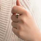 Plaka Kalp Altın Bileklik 14 Ayar (harf,isim,tarih) thumbnail 3