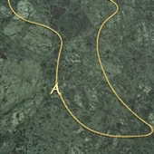 Harf Altın Kolye 14 Ayar Forse Zincir thumbnail 2