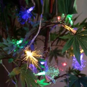 4 METRE RGB RENKLİ FİBER OPTİK LEDLİ KİRPİ LED IŞIK YILBAŞI IŞIĞI YILBAŞI AĞACI IŞIĞI MODLU FİŞLİ thumbnail 5