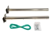 Duvar Bağlantılı Alüminyum Çamaşır Kurutmalık Bronz - 1