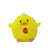 Sevimli Sesli Mini Ördek Peluş Sarı 10 CM - Uyku Ve Oyun Arkadaşı Peluş Oyuncak - 1
