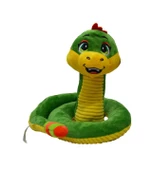 Yılan Peluş Oyuncak Çıngıraklı Sevimli Yılan Peluş 25 Cm - Uyku Ve Oyun Arkadaşı Peluş Oyuncak - 1