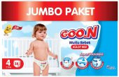 Goon Mutlu Bebek Külot Bez, 4 Beden, Jumbo Paket, 38 Adet, Beyaz - 1