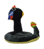 Yılan Peluş Oyuncak Çıngıraklı Sevimli Yılan Peluş 25 Cm - Uyku Ve Oyun Arkadaşı Peluş Oyuncak thumbnail 3