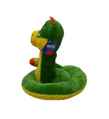 Yılan Peluş Oyuncak Çıngıraklı Sevimli Yılan Peluş 25 Cm - Uyku Ve Oyun Arkadaşı Peluş Oyuncak - 2