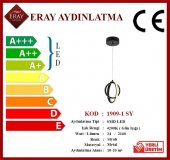 Eray Aydınlatma 1909-1 Siyah Tekli Led Avize thumbnail 3