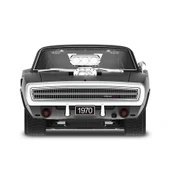 1:16 1970 Dodge Charger R/T Sesli ve Işıklı Uzaktan Kumandalı Araba - 4