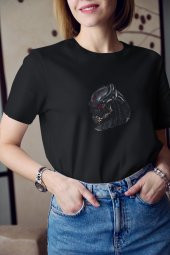 The Predator Baskılı Tişört Kadın Hediye Doğum Günü Hediyesi T-shirt thumbnail 3