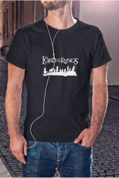 Lord Of The Rings Karakterler Silüeti Baskılı Tişört Erkek Hediye Doğum Günü thumbnail 3